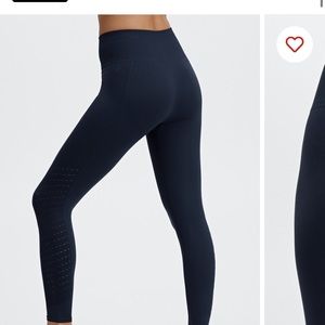 Fabletics leggings 7/8. Size S. New with tags. Dark Blue